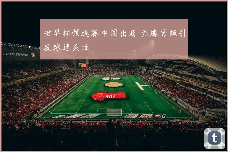 世界杯预选赛中国出局 无缘晋级引发球迷关注