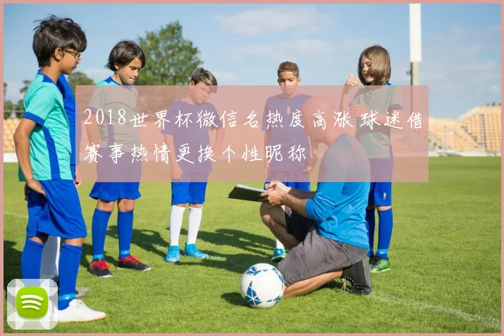 2018世界杯微信名热度高涨 球迷借赛事热情更换个性昵称